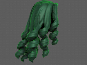 3d hair style for girl v94 3D Model
