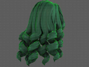 3d hair style for girl v94 3D Model