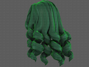 3d hair style for girl v94 3D Модель