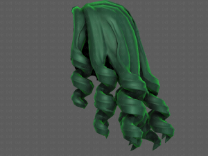 3d hair style for girl v94 3D Модель
