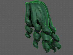 3d hair style for girl v94 3D Model