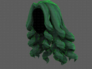 3d hair style for girl v94 3D Model