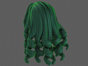 3d hair style for girl v94 3D Model
