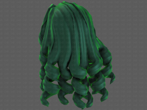 3d hair style for girl v94 3D Модель