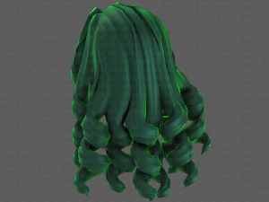 3d hair style for girl v94 3D Model