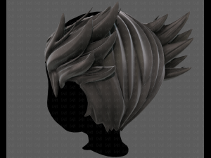3d hair style for boy v76 3D 모델