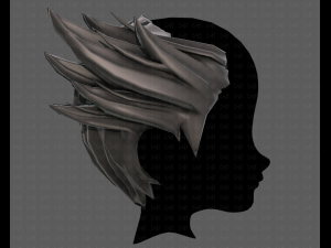 3d hair style for boy v76 3D 모델