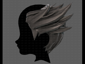 3d hair style for boy v76 3D 모델