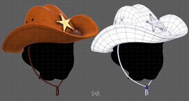 cap v06 3D Модель .c4d .max .obj .3ds .fbx .stl .blend
