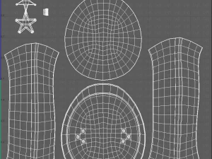 bon&eacute; v06 Modelo 3D