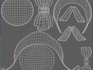 casquette v08 Modèle 3D