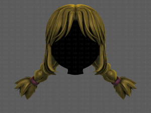 3d hair style for girl v95 3Dモデル
