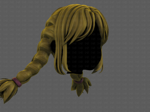 3d hair style for girl v95 3Dモデル