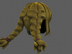 3d hair style for girl v95 3Dモデル