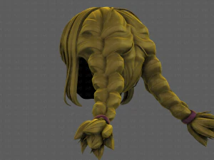 3d hair style for girl v95 3D Model