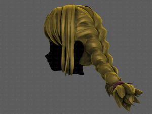 3d hair style for girl v95 3D Model