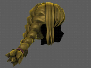 3d hair style for girl v95 3D Model