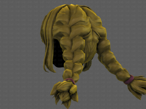 3d hair style for girl v95 3Dモデル