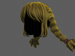 3d hair style for girl v95 3Dモデル