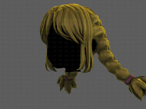 3d hair style for girl v95 3D Model
