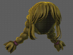 3d hair style for girl v95 3D Model