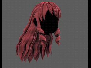 3d зачіска для дівчини v96 3D Модель