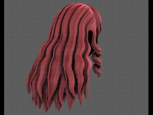 3d зачіска для дівчини v96 3D Модель