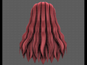 3d hair style for girl v96 3D मॉडल