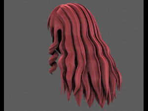 3d зачіска для дівчини v96 3D Модель
