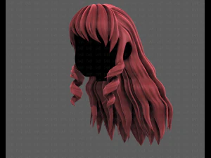 3d зачіска для дівчини v96 3D Модель