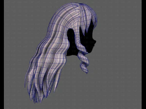 3d зачіска для дівчини v96 3D Модель