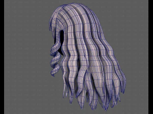 3d зачіска для дівчини v96 3D Модель