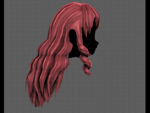 3d зачіска для дівчини v96 3D Модель