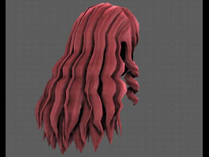 3d зачіска для дівчини v96 3D Модель
