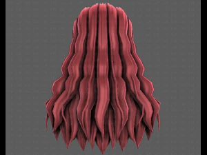 3d зачіска для дівчини v96 3D Модель
