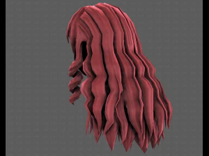 3d зачіска для дівчини v96 3D Модель