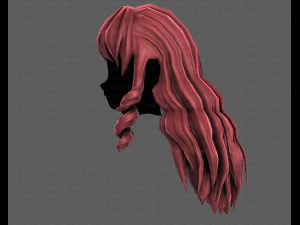 3d зачіска для дівчини v96 3D Модель