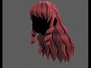 3d зачіска для дівчини v96 3D Модель