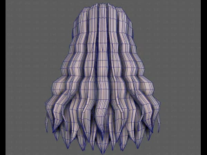 3d зачіска для дівчини v96 3D Модель