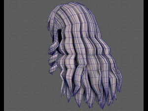 3d зачіска для дівчини v96 3D Модель