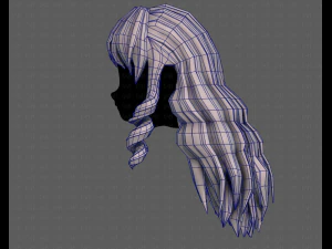 3d зачіска для дівчини v96 3D Модель