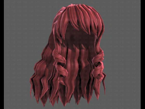 3d зачіска для дівчини v96 3D Модель