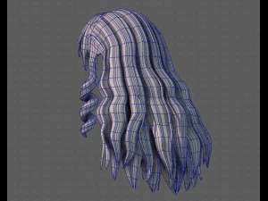 3d зачіска для дівчини v96 3D Модель