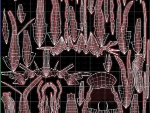 3d зачіска для дівчини v96 3D Модель