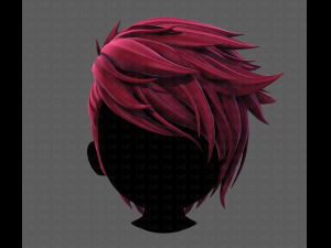 3d hair style for boy v77 Model 3D