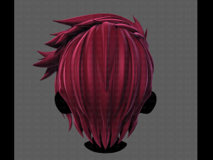 3d hair style for boy v77 Model 3D