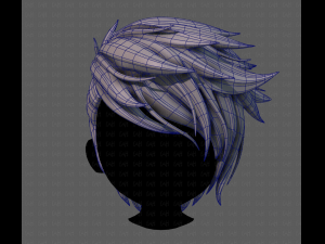 3d hair style for boy v77 Model 3D
