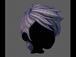 3d hair style for boy v77 Model 3D