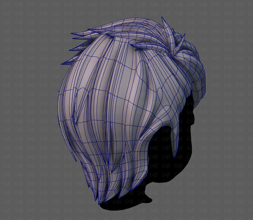 3D Hair style for boy V37 3D Model $15 - .unknown .3ds .dae .fbx