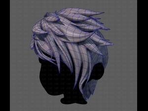 3d hair style for boy v77 Model 3D